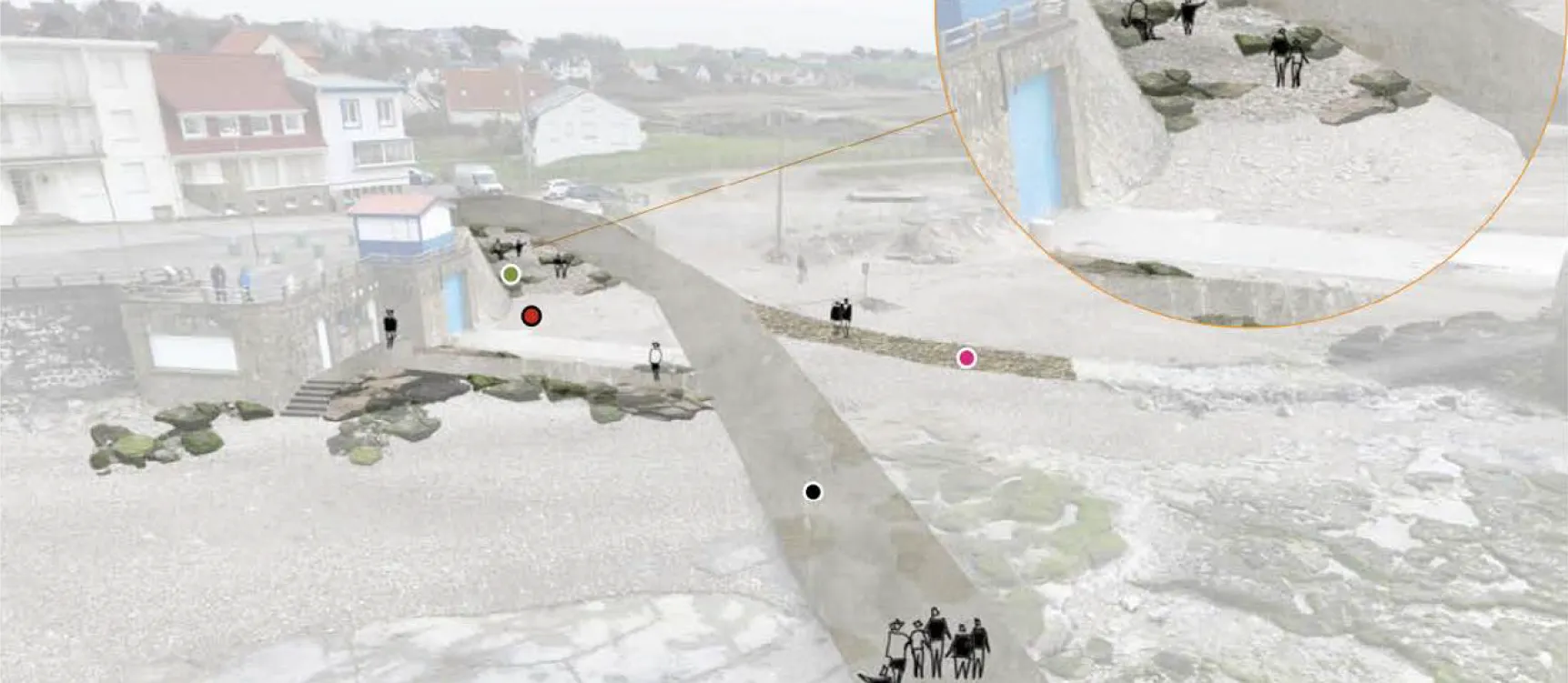 Descente de bateaux d'Ambleteuse