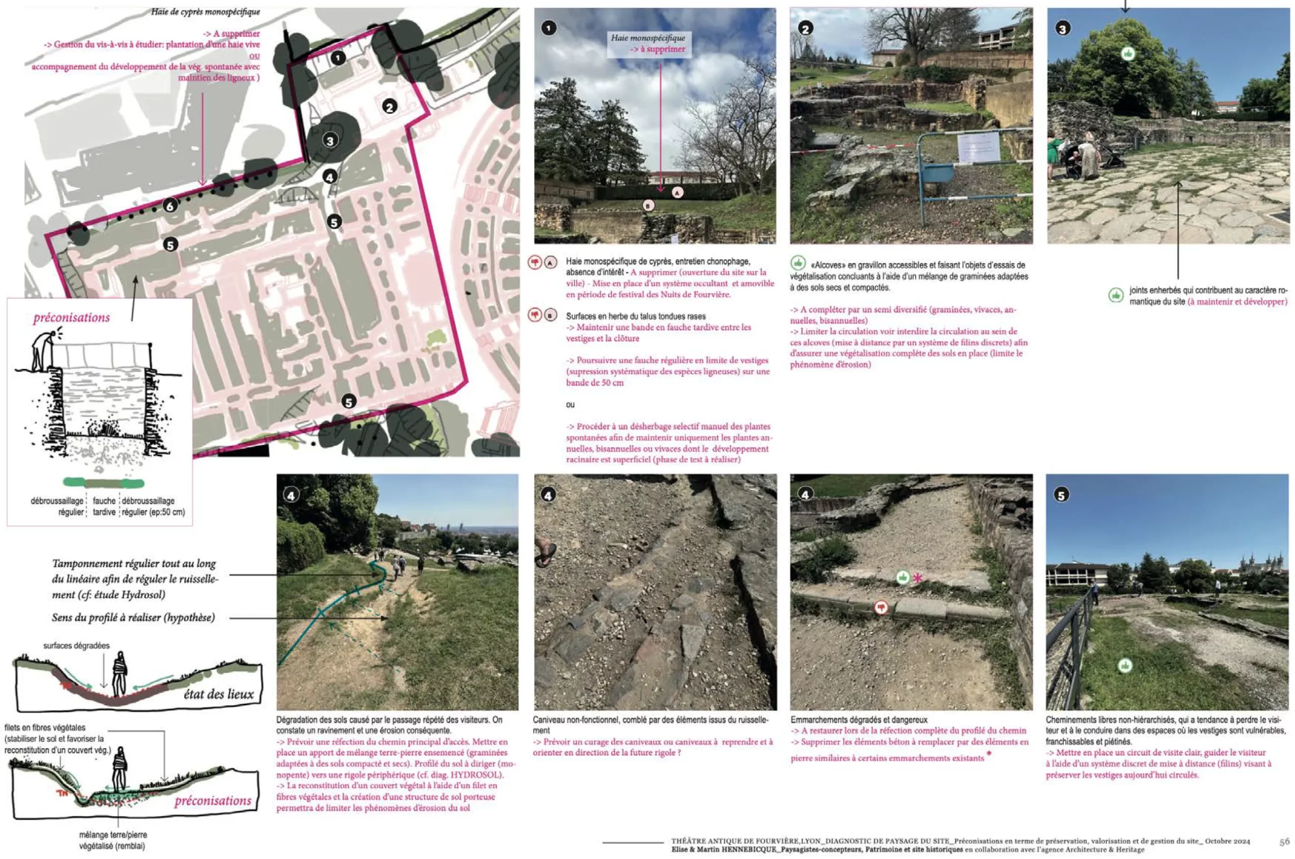 Etude paysagisme patrimoine Fourvière