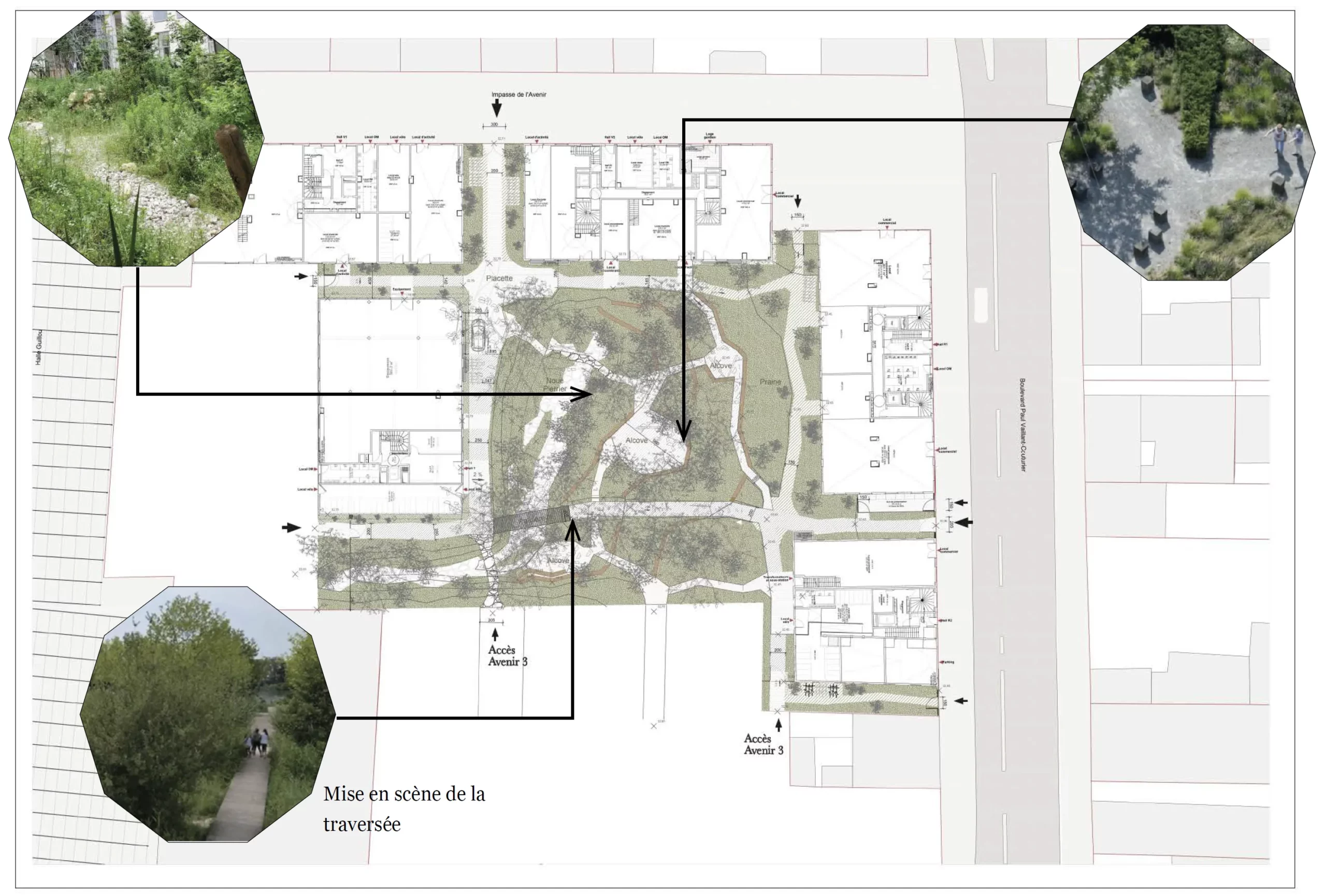 Plan de masse du projet