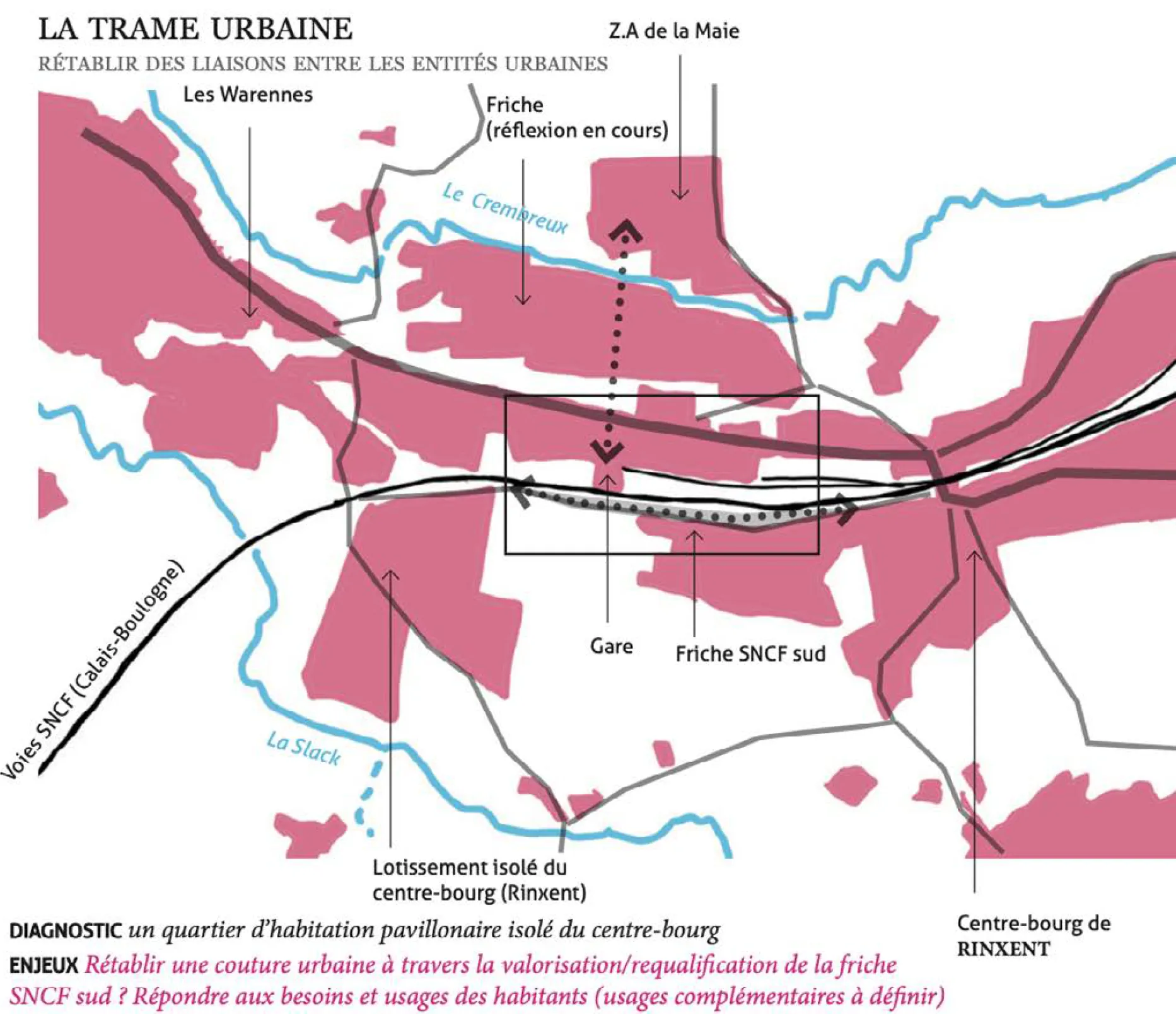 Trame urbaine Rinxent