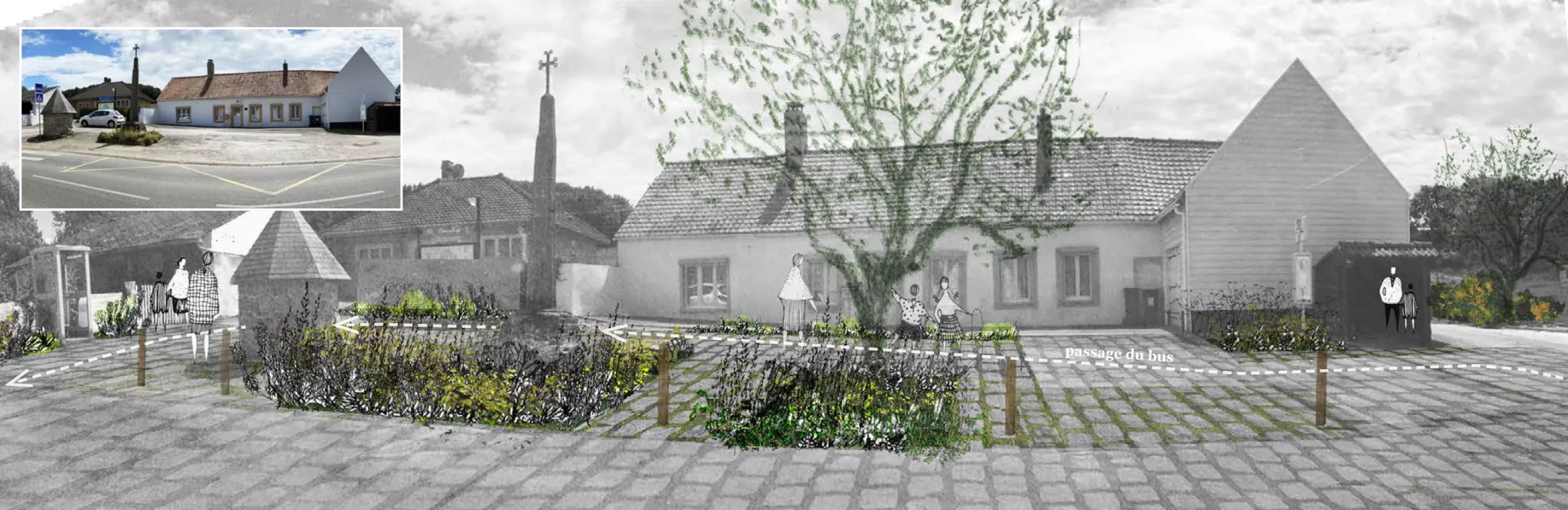 Végétalisation de la mairie de Hervelinghen