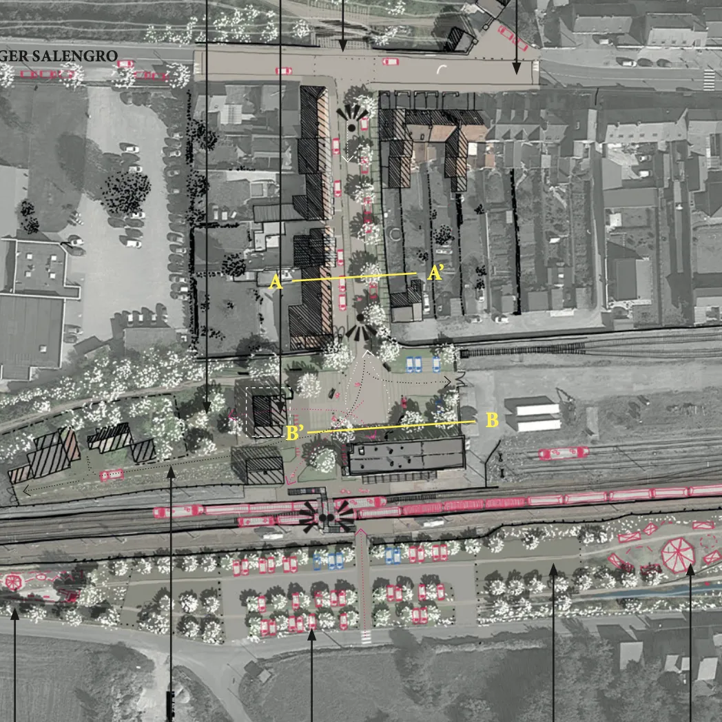 étude requalification du quartier gare de Rinxent